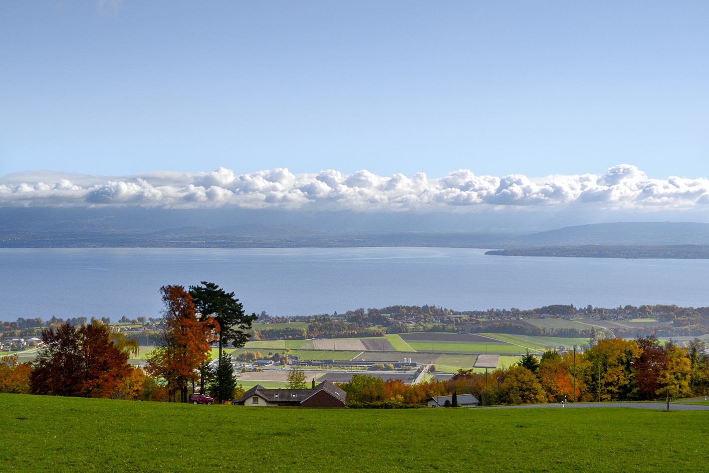 Blick über den Genfersee zum französischen Ufer. Bilder: Sabine Joss