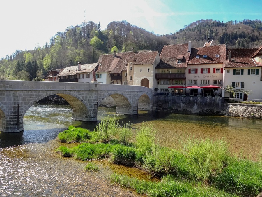 St-Ursanne, ein historisches Städtchen von grosser Schönheit.