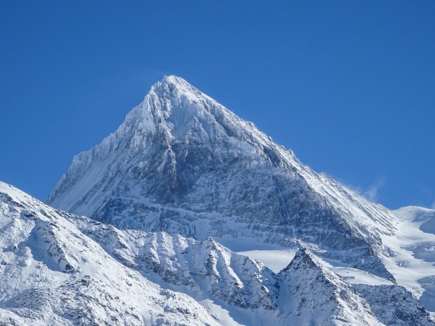 La Dent Blanche, emblème du Val d’Hérens. Photo: Sabine Joss