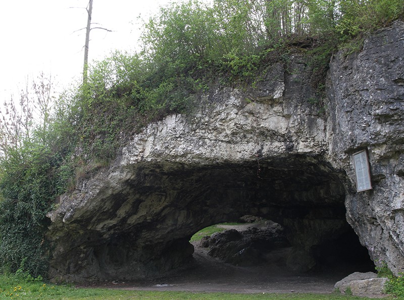 Le Kesslerloch est discret, mais il a son importance historique. Photos: Elsbeth Flüeler