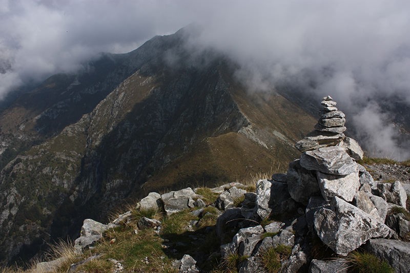 Die Cima della Trosa ist in Sicht. Bild: Franz Auf der Maur