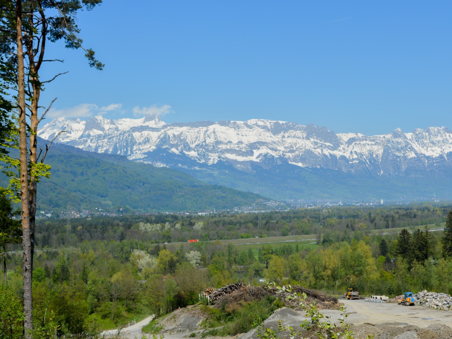 Blick zum südlichen Alpstein. Bild: Werner Nef