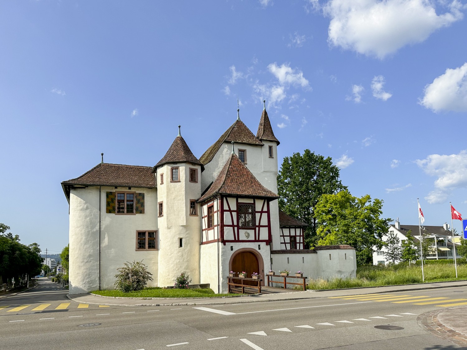 Il castello di Pratteln un tempo era circondato da un fossato. Foto: Thomas Gloor