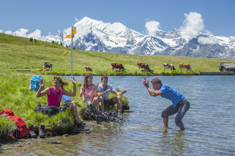 Une fraîcheur bienvenue au lac de Gebidem.
Photo: Christof Sonderegger