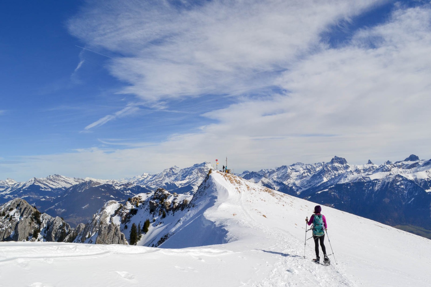 Die Pointe de Bellevue macht ihrem Namen alle Ehre!