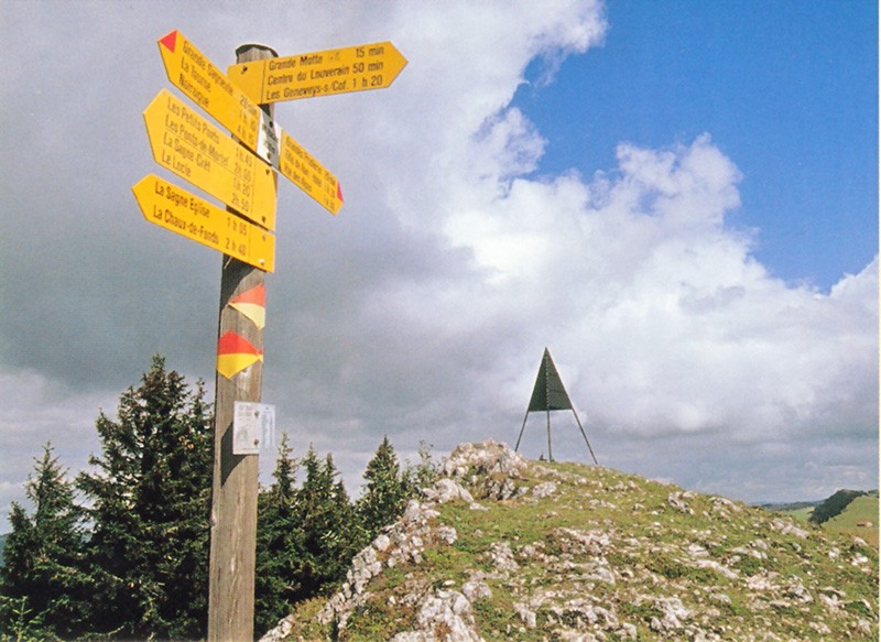 Le Mont Racine est un sommet de repos idéal, par temps clair avec une vue dégagée sur la France et l'Allemagne. Photo: Sabine Joss