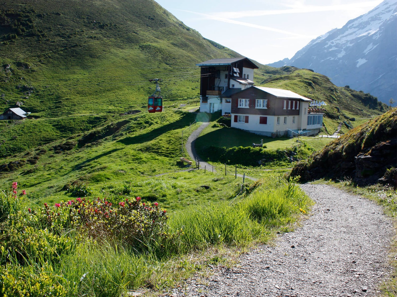 La station de téléphérique de la Fürenalpbahn est le point de départ de la randonnée. Photo : Anne-Sophie Scholl