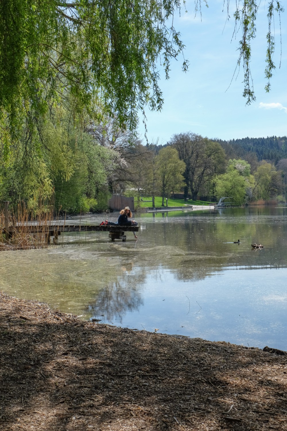 Man kann hier auch verweilen und picknicken. Bild: Elsbeth Flüeler