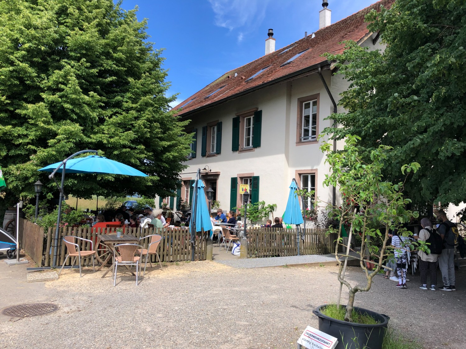 Ristorante e buvette Predigerhof sul Bruderholz. Foto: Thomas Gloor