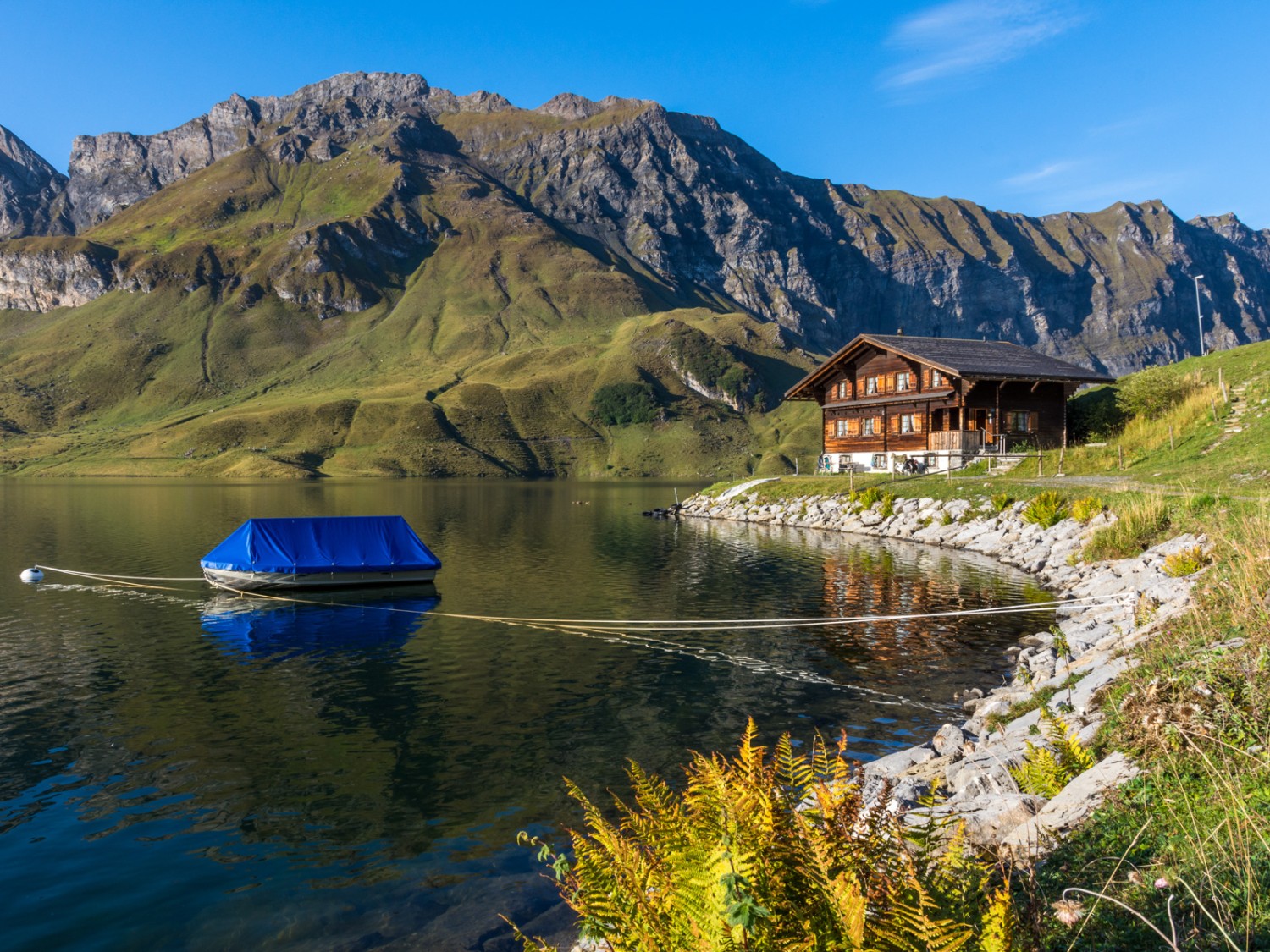 Ambiance matinale au Melchsee. Photo: Franz Ulrich