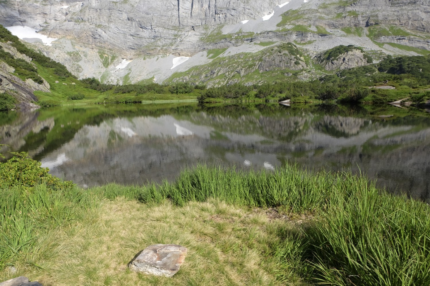 La randonnée passe près du lac de tourbière Fulensee, à 1700 m d’altitude. Photo: Elsbeth Flüeler