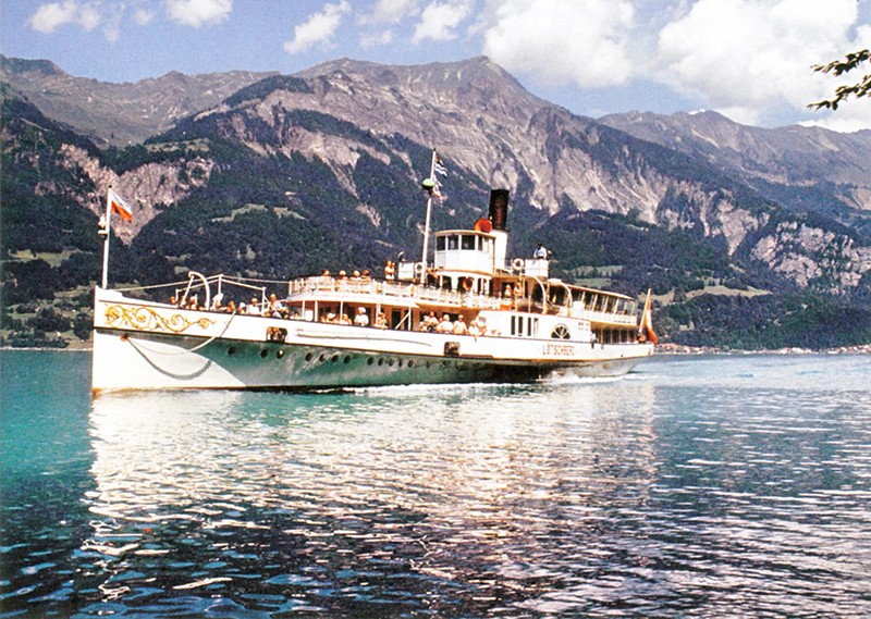 Le bateau à vapeur Lötschberg, joyau du lac de Brienz. 
Photo: Franz Auf der Maur