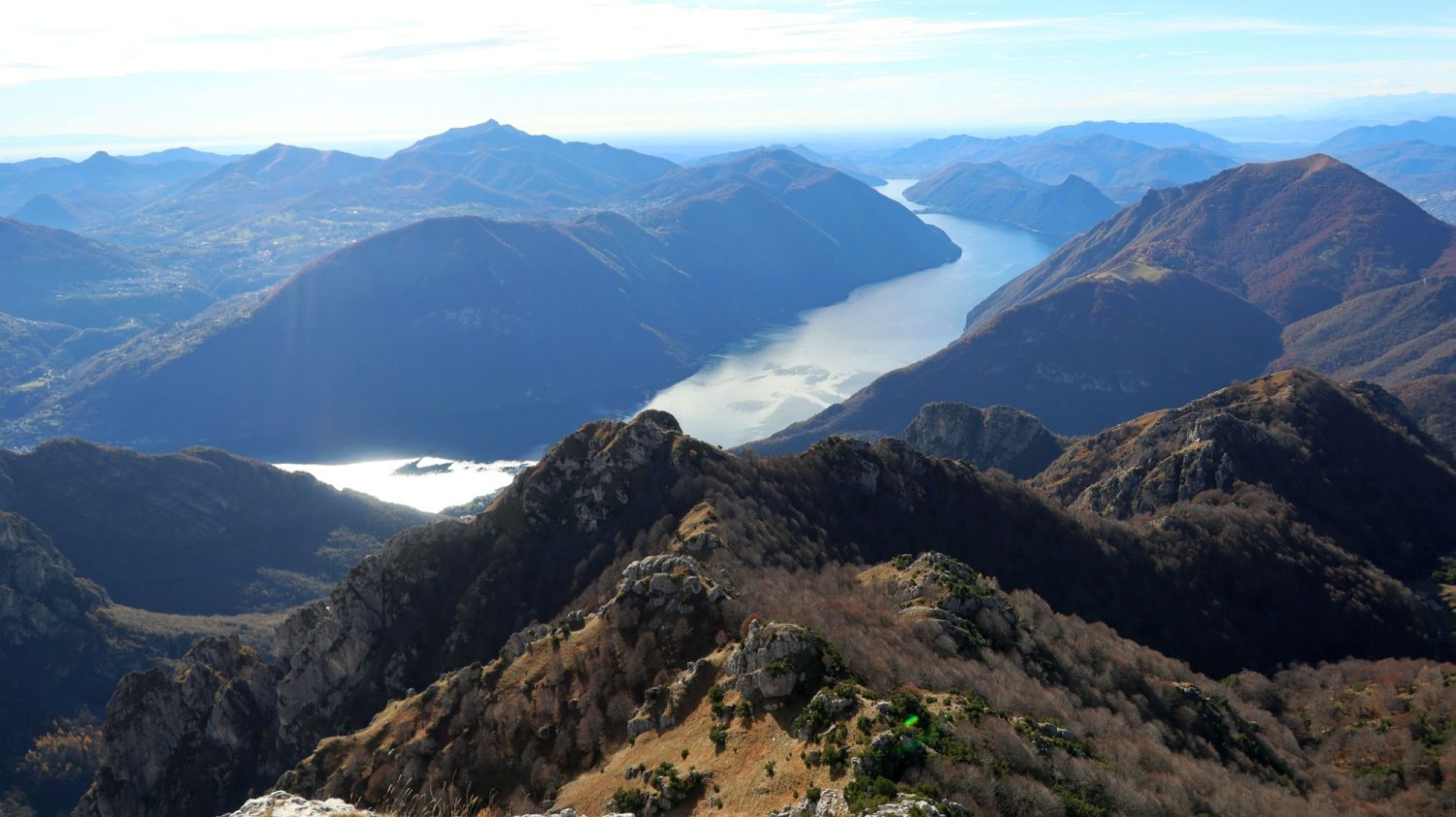 Ausblick vom Il Torrione auf den Lago di Lugano Foto: Claudia Kurzböck, Outdooractive Premium